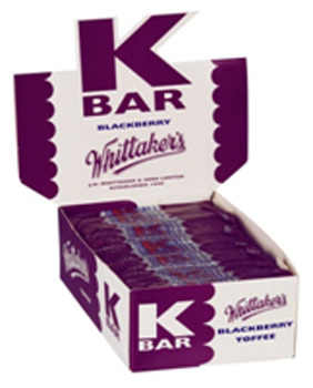 Whittaker's K Bars Bulk Counter Display - Blackberry (24g) image