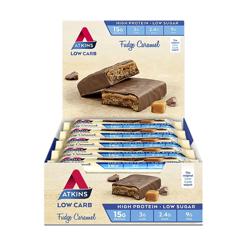 Atkins Advantage Bars - Fudge Caramel (15 x 60g) image