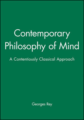 Contemporary Philosophy of Mind by Georges Rey image