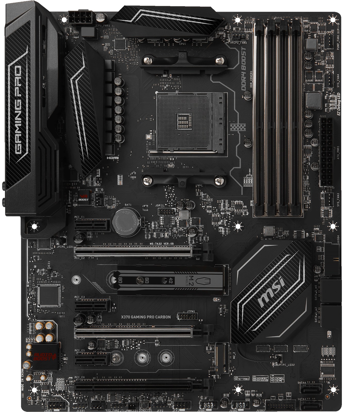 MSI X370 Gaming Pro Carbon Motherboard image