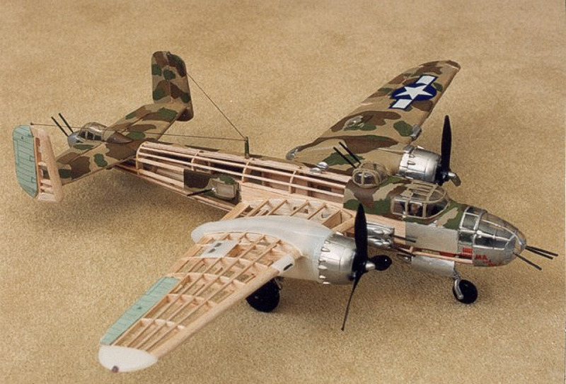 B-25 Mitchell 1:32 Balsa Model Kit