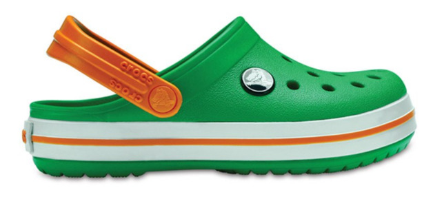 grass green crocs