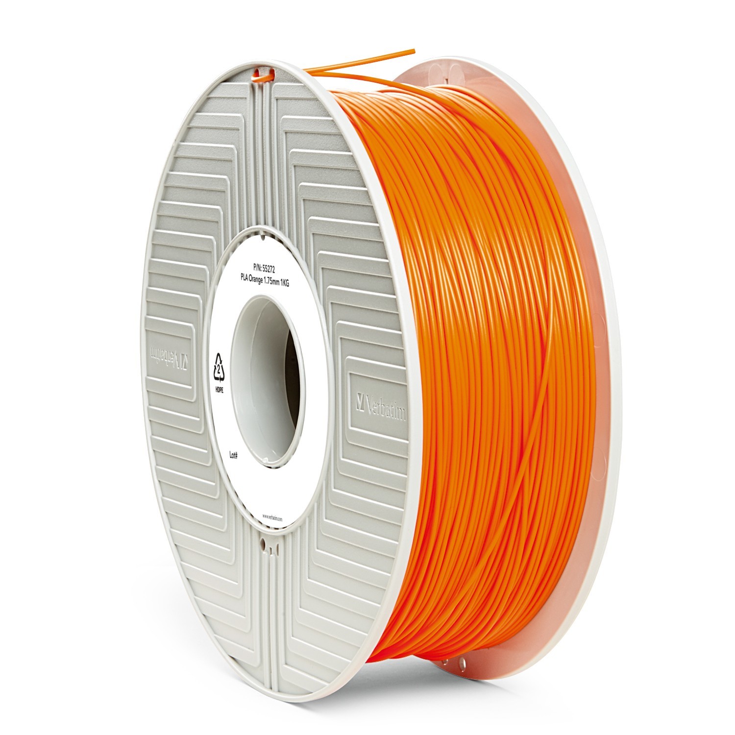 Verbatim 3D Printer PLA 1.75mm Filament - 1kg (Orange)