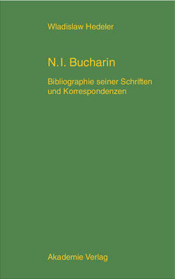 Nikolaj Ivanovic Bucharin by Wladislaw Hedeler image