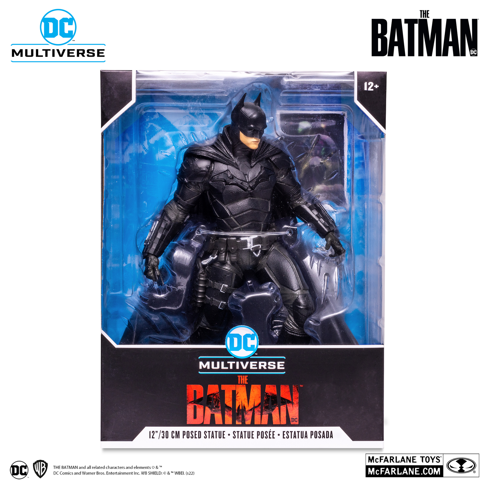 The Batman (2022): Batman - 12" Posed Statue image