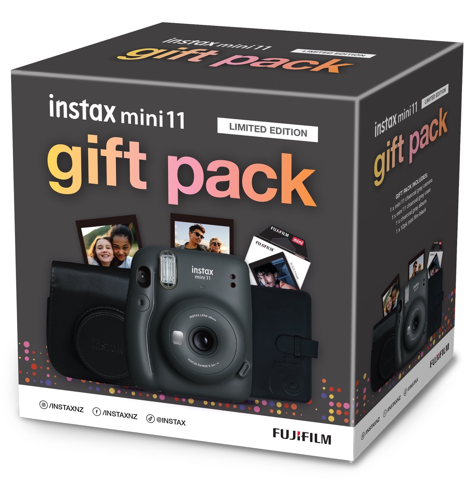 チェキ INSTAX MINI 11 CHARCOAL GRAY チェキ INSTAX MINI 11 CHARCOAL GRAY