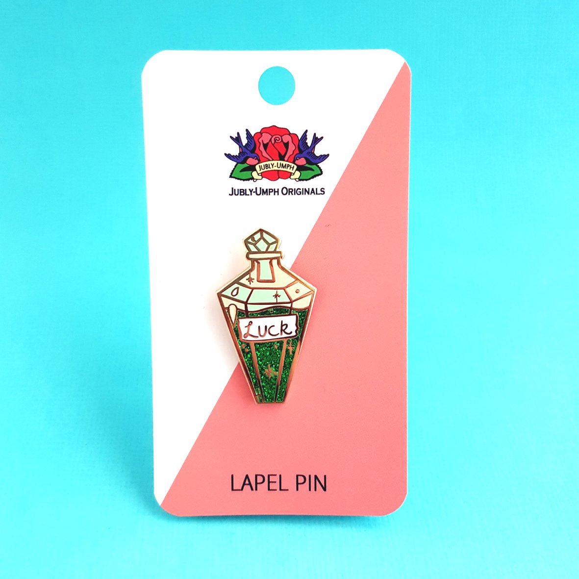 Jubly-Umph Liquid Luck Lapel Pin image