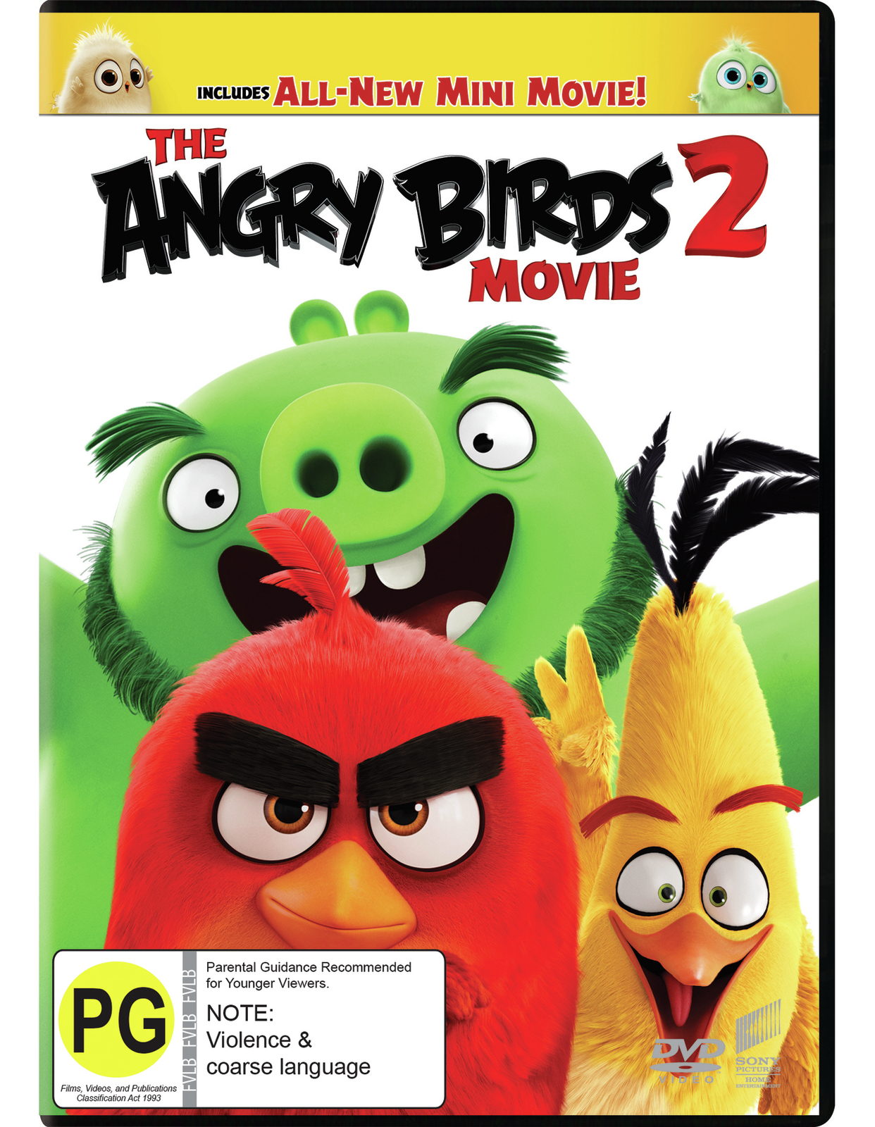 The Angry Birds Movie 2 on DVD