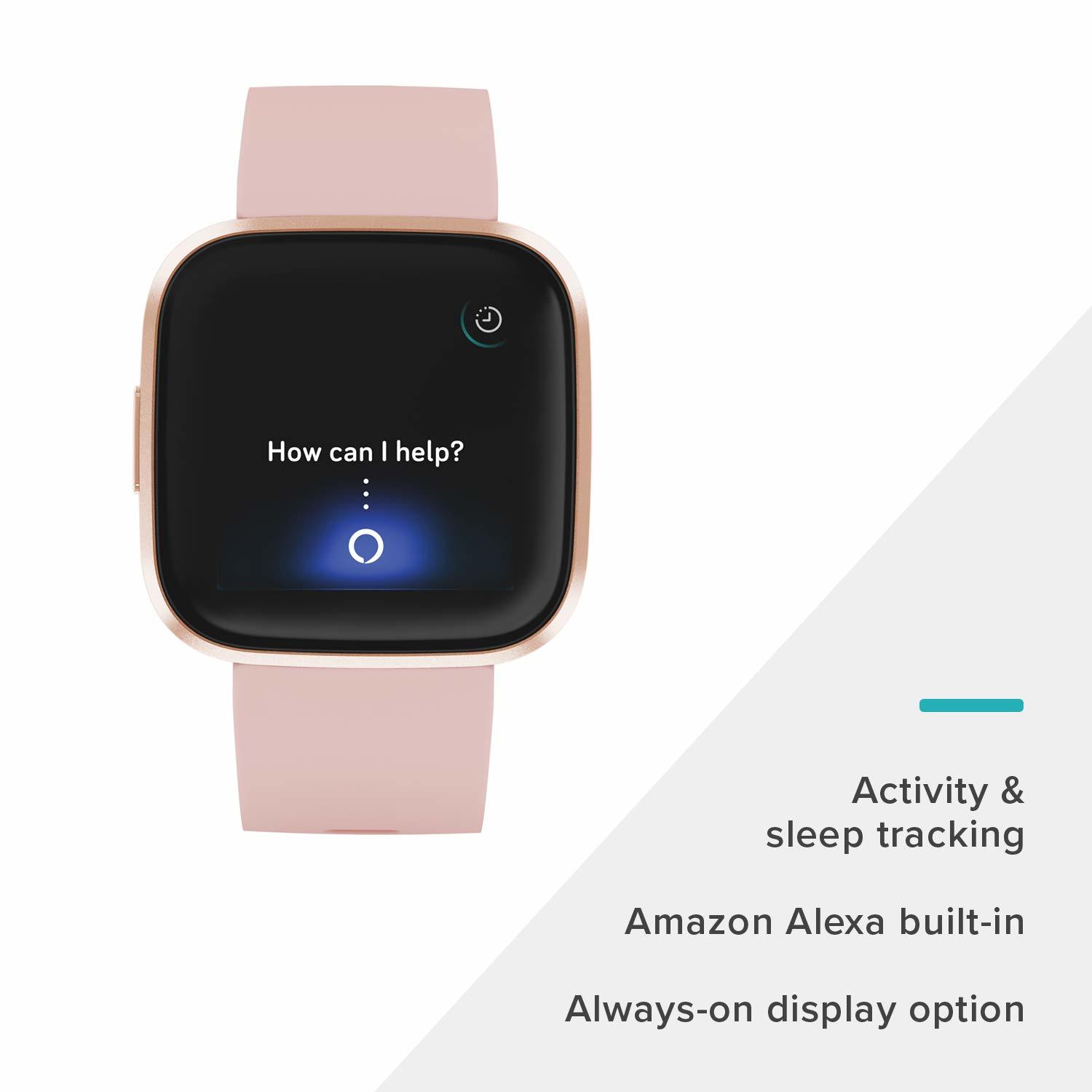 Fitbit Versa 2 Health & Fitness Smartwatch - Petal/Copper