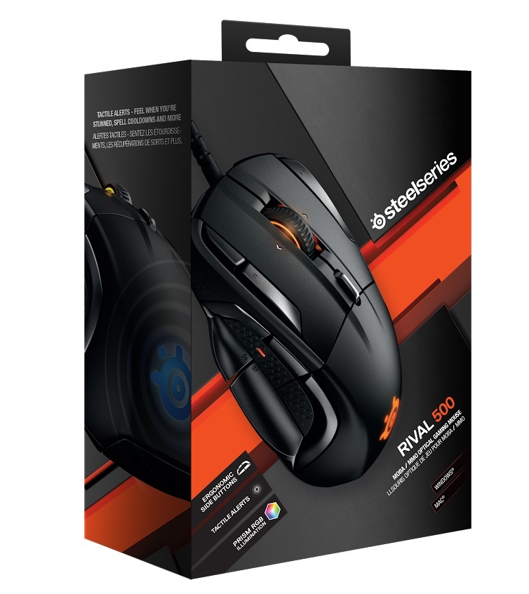 SteelSeries Rival 500 MMO Gaming Mouse on PC