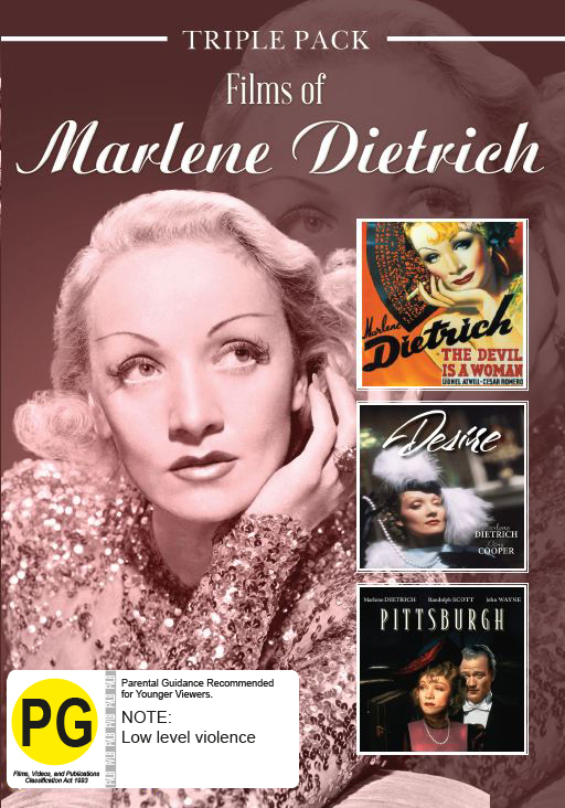 Marlene Dietrich - Triple Pack on DVD image