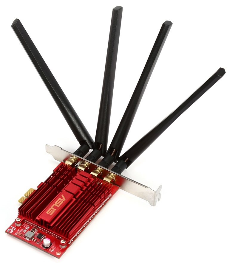 ASUS PCE-AC88 AC3100 WiFi PCIe Adapter image