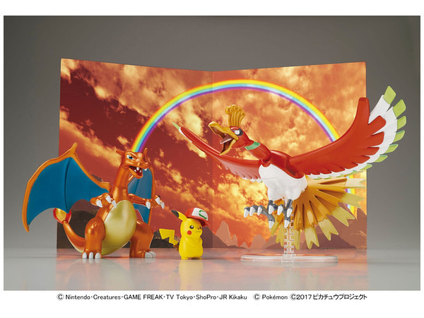 Ho-Oh, Charizard & Ash's Pikachu - Model Set image