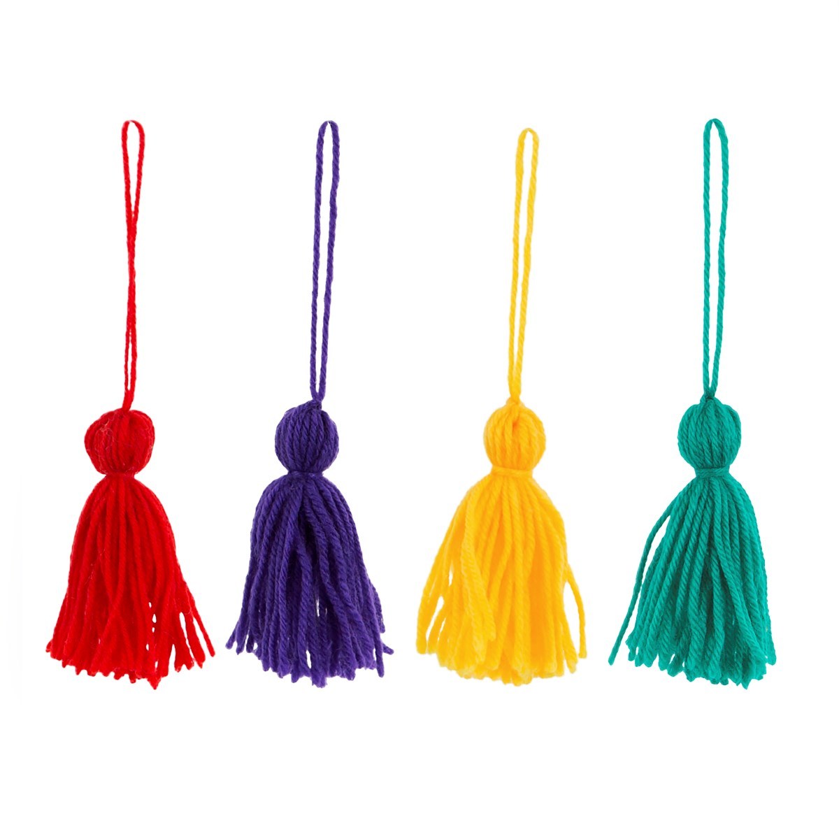 Set Of 5 Christmas Fun Tassels at Mighty Ape NZ