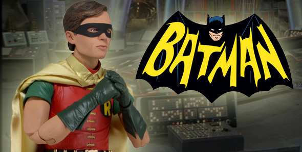 Batman Classic 1966 Burt Ward Robin 1/4 Action Figure image