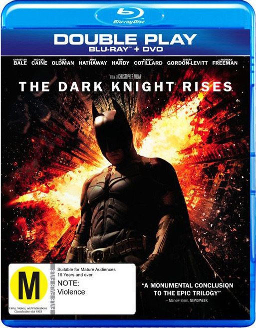 The Dark Knight Rises - Double Play on DVD, Blu-ray