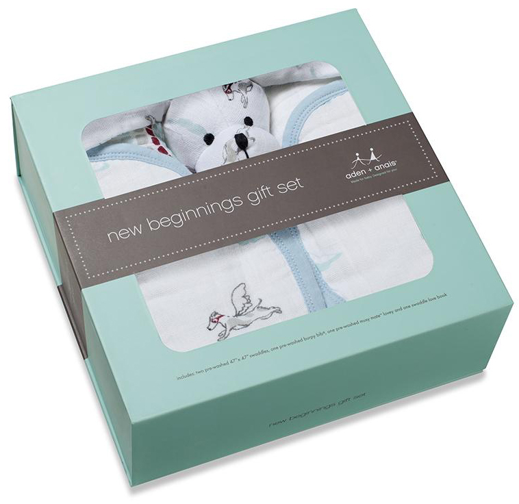 Aden + Anais Newborn Liam The Brave Gift Set