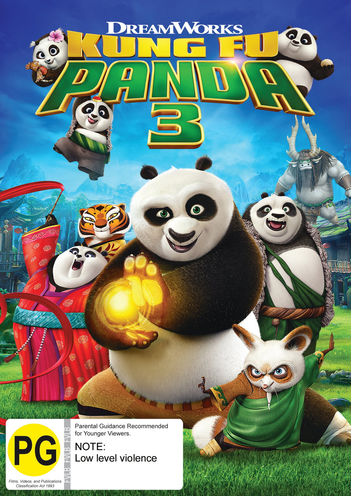 Kung Fu Panda 3 on DVD