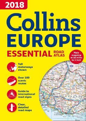 2018 Collins Essential Road Atlas Europe image