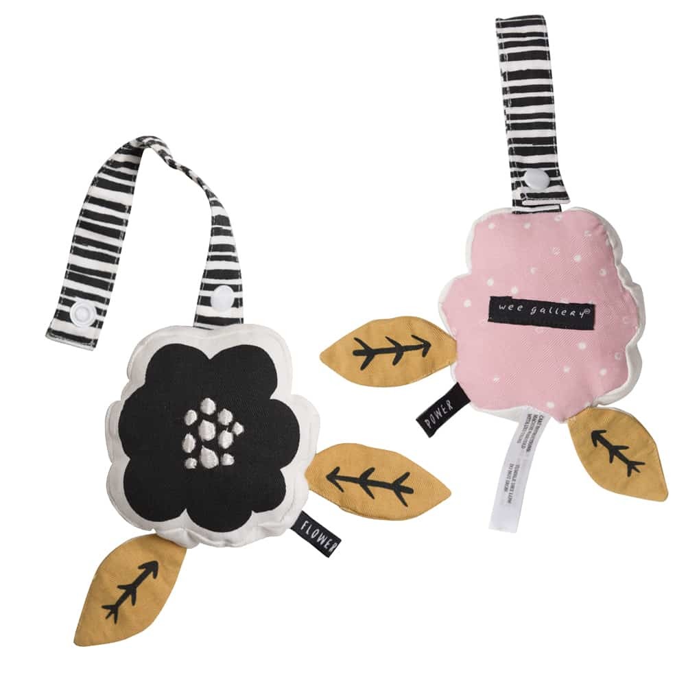 Wee Gallery: Stuffed Stroller Toy - Flower image