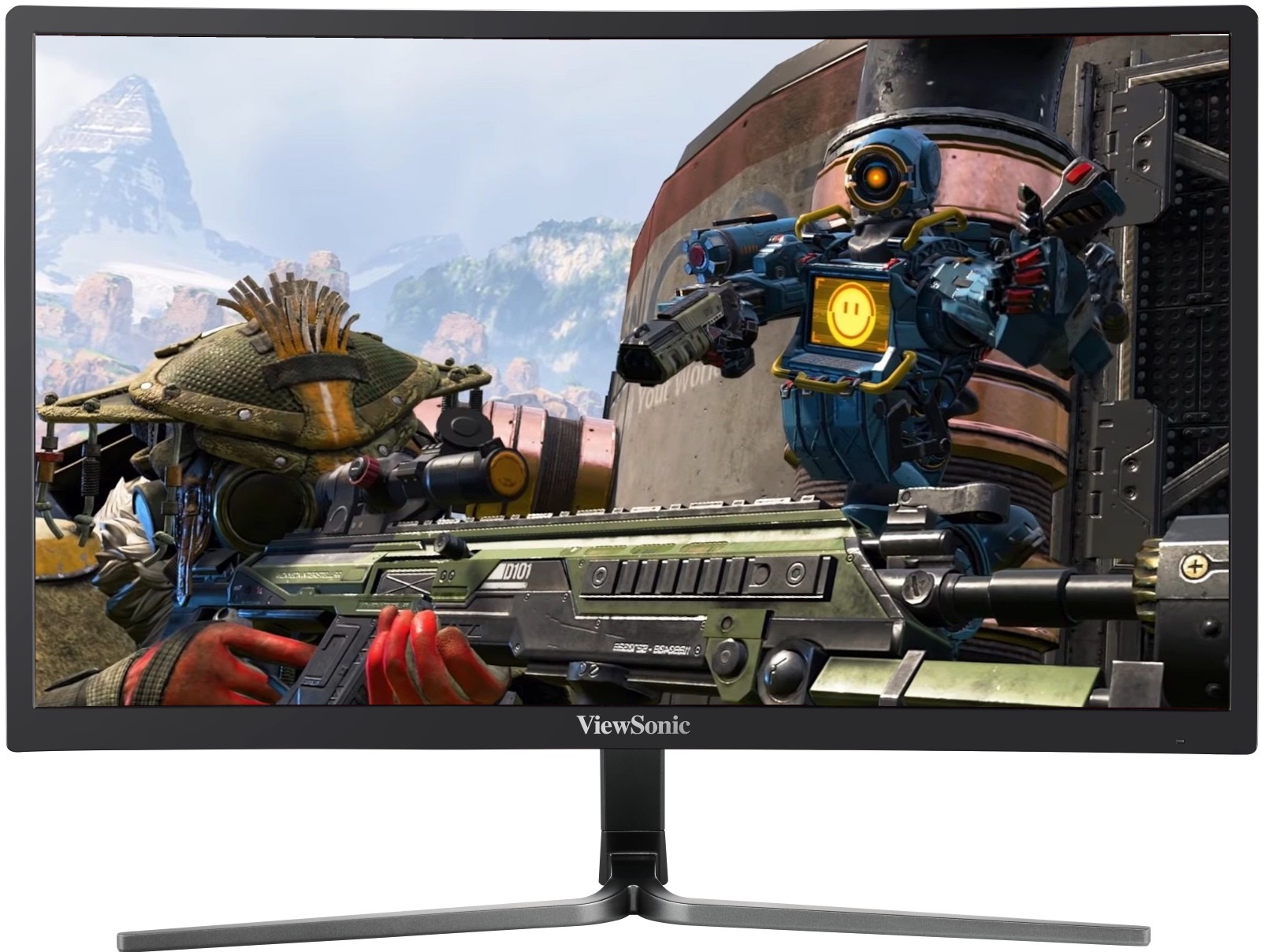 24" Viewsonic FHD 1ms 144hz Curved FreeSync Gaming Monitor image