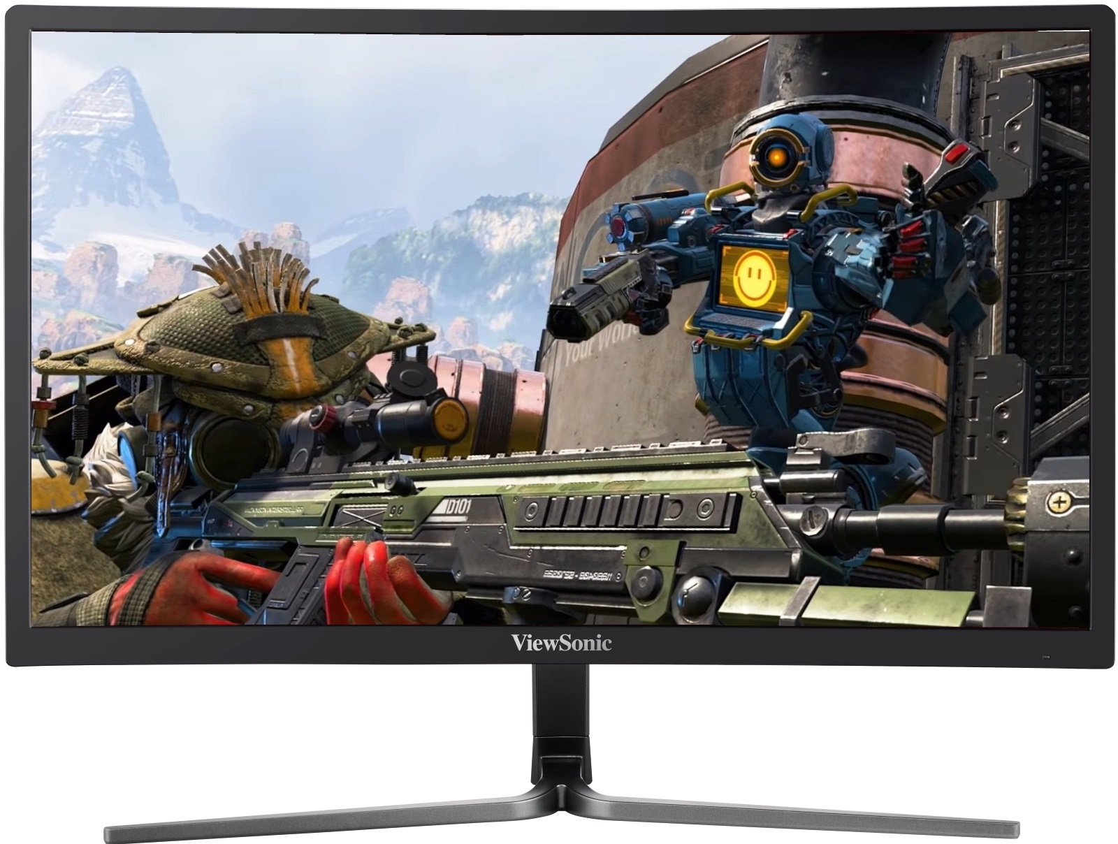 24 Viewsonic Curved Freesync Gaming Monitor At Mighty Ape Nz