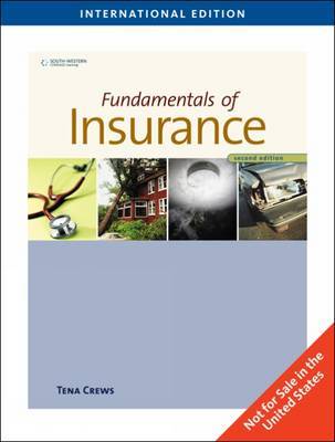 Fundamentals of Insurance by Tena B Crews image