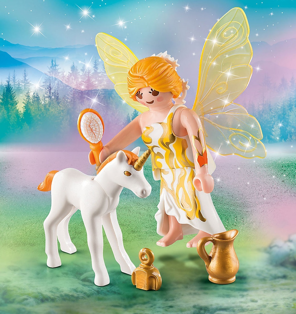 Playmobil - Sun Fairy with Unicorn Foal (9438) image