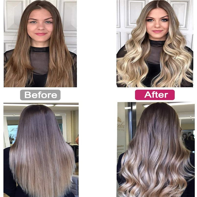 Wireless Auto-Rotating Ceramic Hair Curler - White image