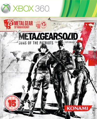 Metal Gear Solid 4: Guns of the Patriots 25th Anniversary Edition on X360