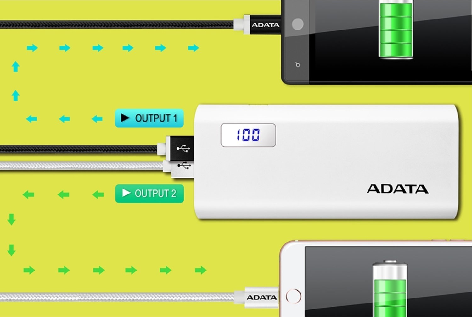 ADATA P12500D 12500mAh Power Bank image