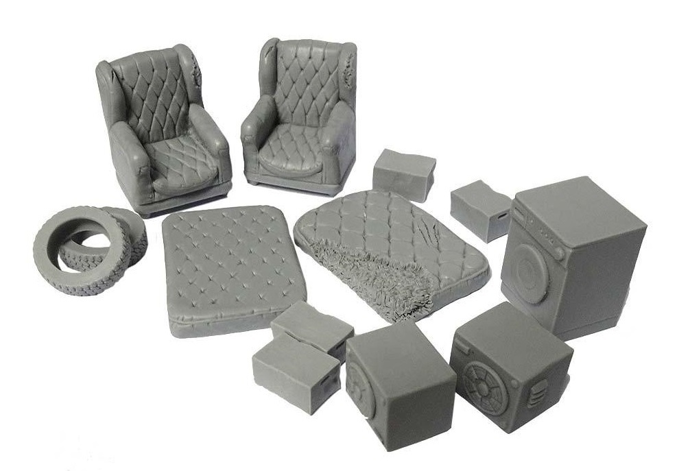 TTCombat: Tabletop Scenics - Back Alley Accessories 3 image