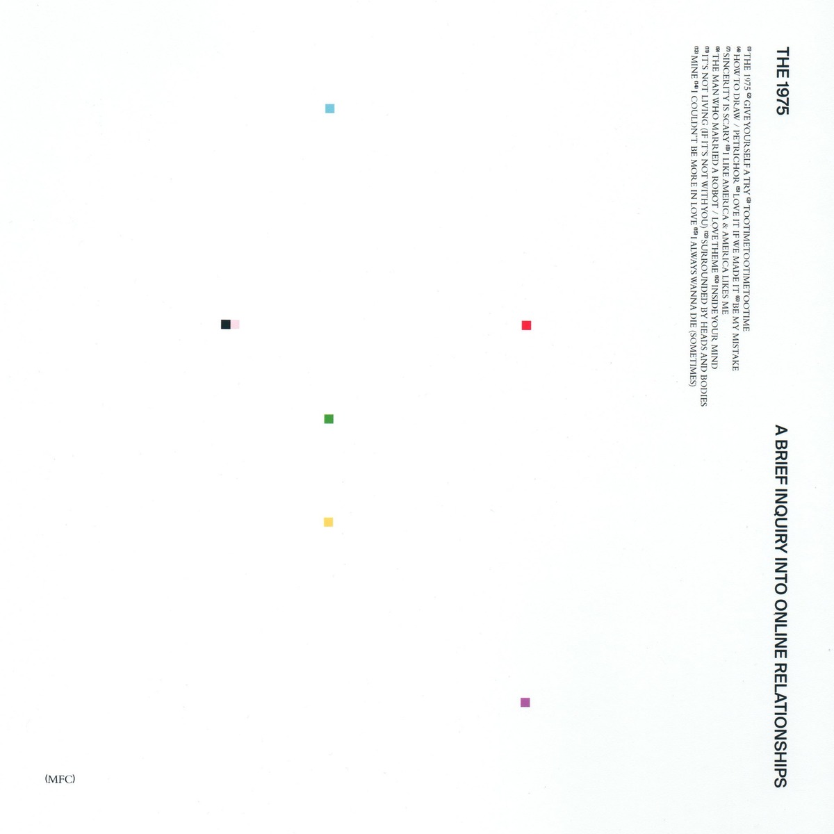 A Brief Inquiry Into Online Relationships on CD by The 1975