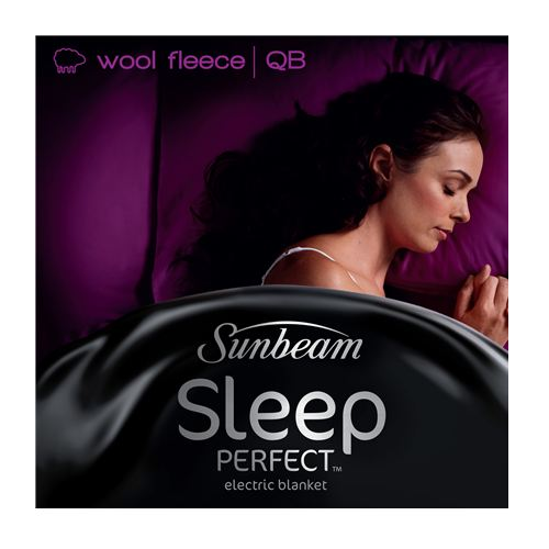 Sunbeam: Sleep Perfect Queen Bed Wool Fleece Heated Blanket | at Mighty Ape  NZ