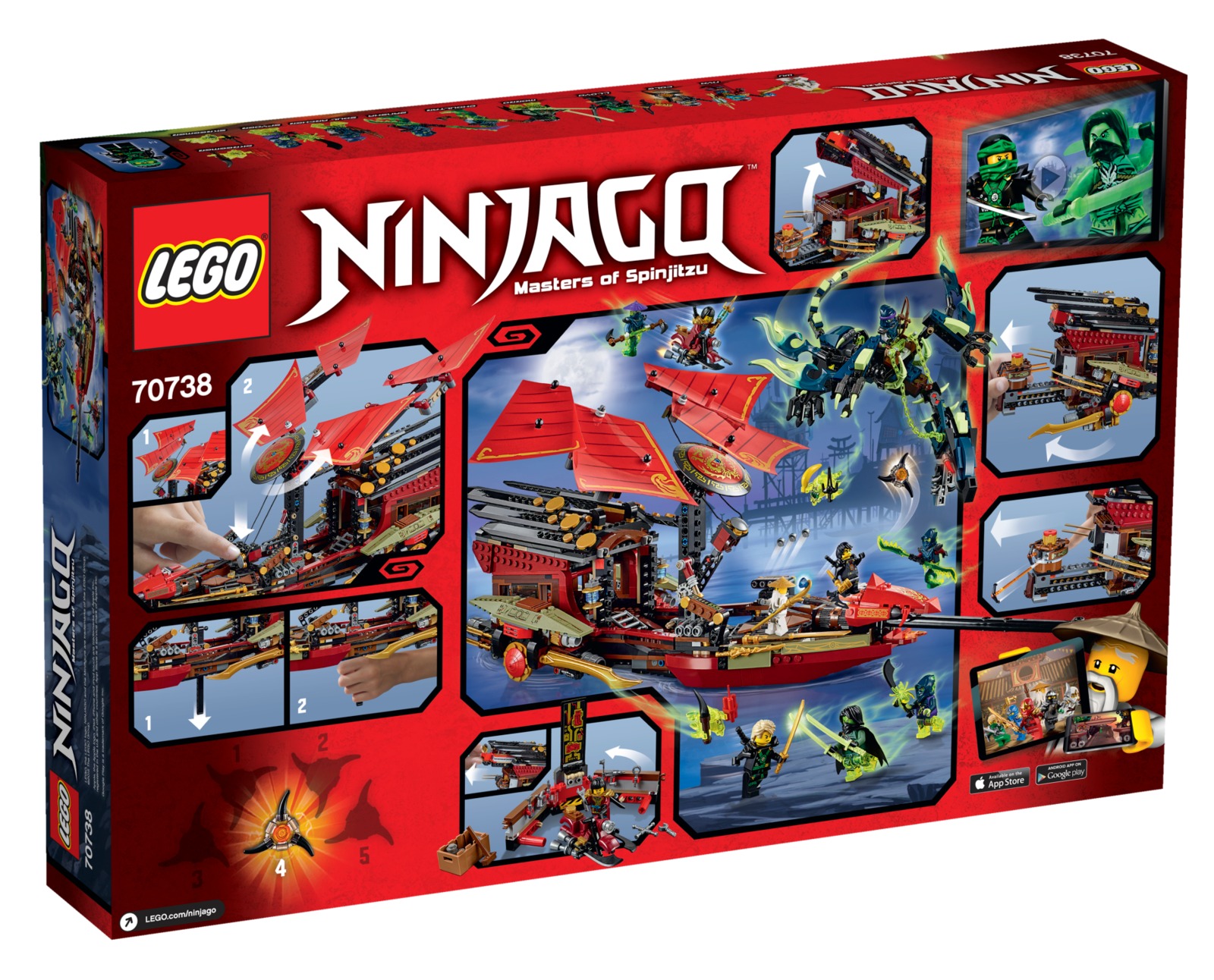 lego ninjago destiny's bounty 70738