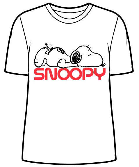 Snoopy: Sleeping - Adult T-Shirt (Size 
