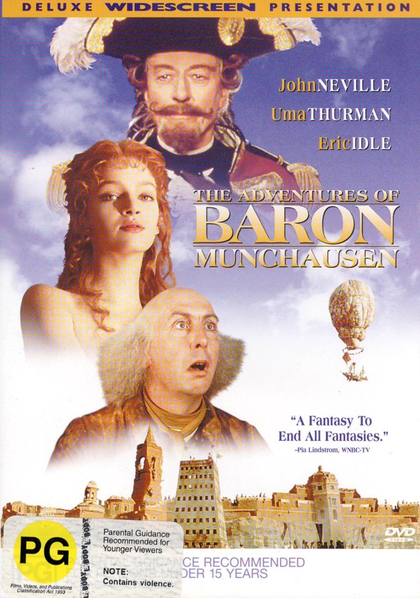 The Adventures Of Baron Munchausen on DVD image