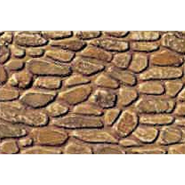 JTT Styrene Pattern Sheets Field Stone (2pk) - O Scale image