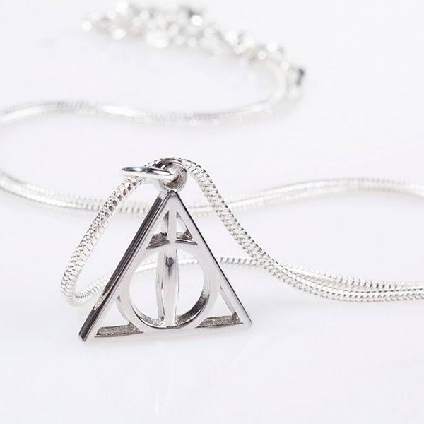 Harry Potter: Necklace & Earring Set - Deathly Hallows image