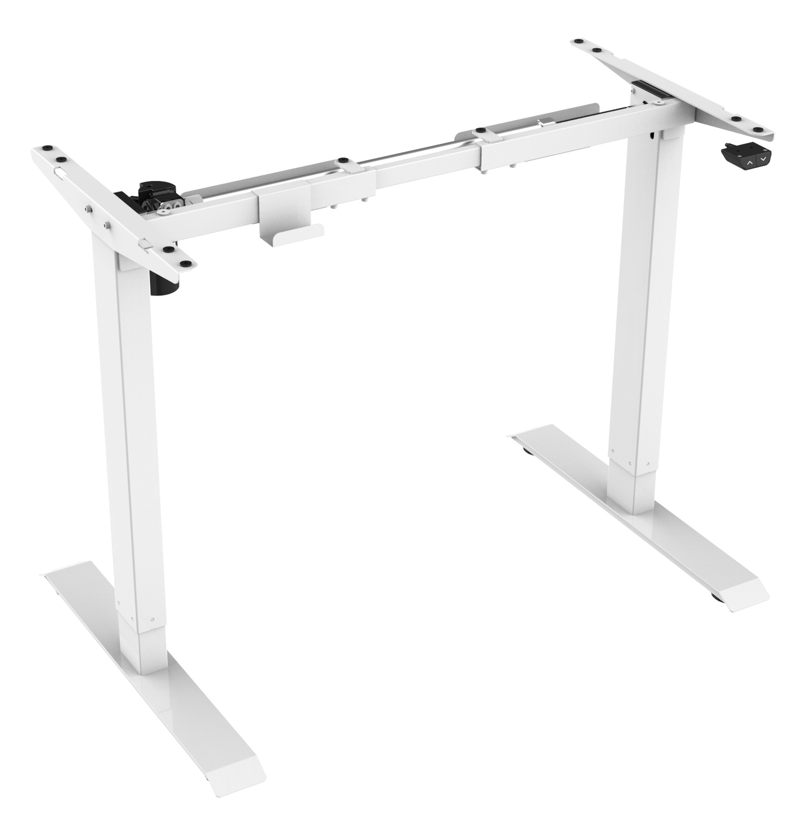 Buy Gorilla Office Height Adjustable Desk White/White at Mighty Ape NZ