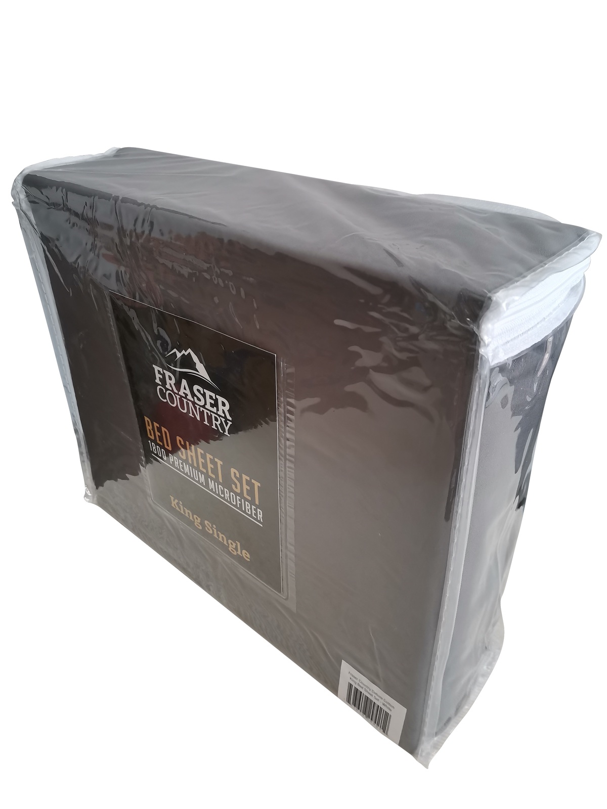 Fraser Country: Premium Microfibre King Single Bed Sheet Set - Charcoal image