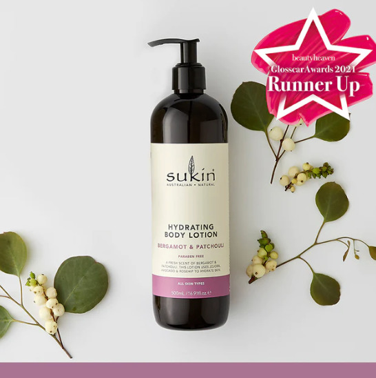 Buy Sukin Bergamot & Patchouli Hydrating Body Lotion (500ml) at Mighty