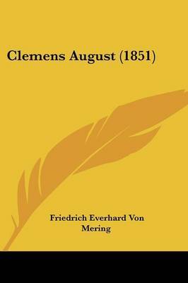 Clemens August (1851) by Friedrich Everhard Von Mering image