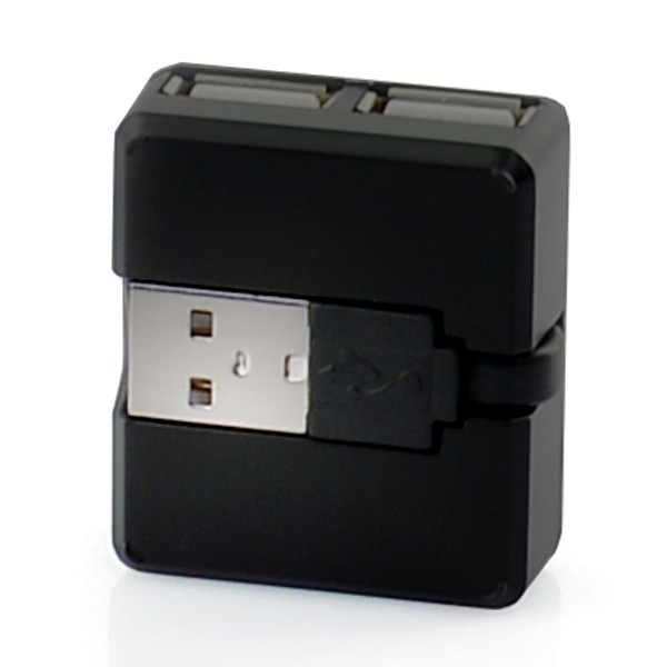mBeat Super Mini 4port USB 2.0 Hub with Tuckaway Cable Design at