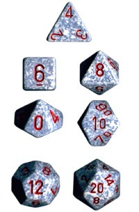 Chessex - Polyhedral Dice Set - Air Speckled image