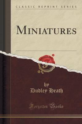 Miniatures (Classic Reprint) image