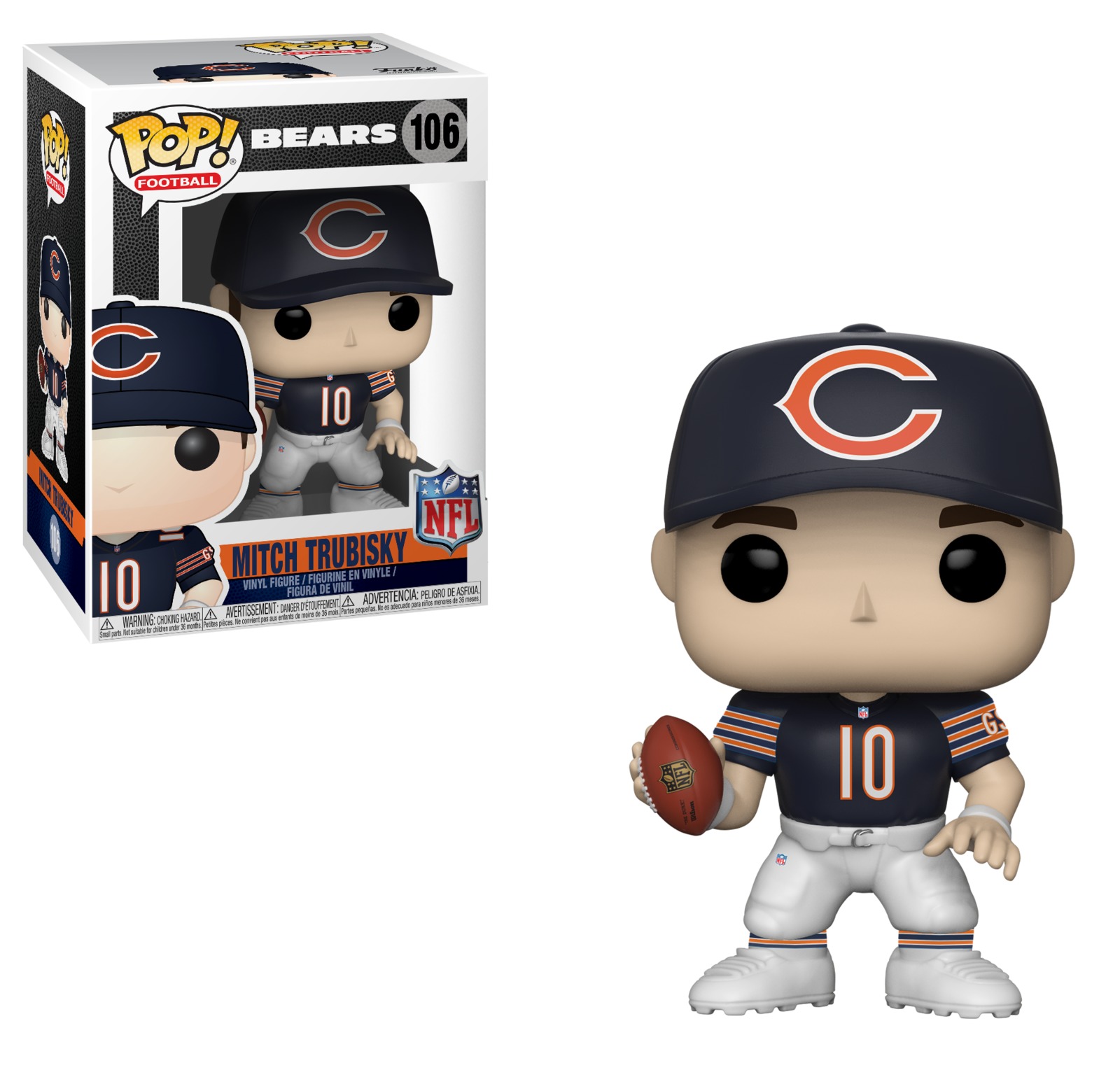 NFL - Mitch Trubisky Pop! Vinyl Figure image