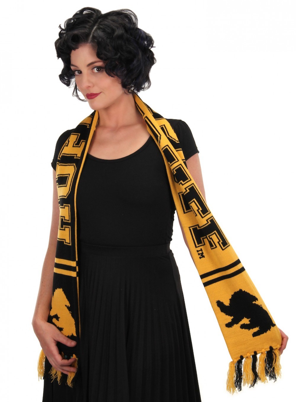 Harry Potter - Hufflepuff Reversible Knit Scarf image