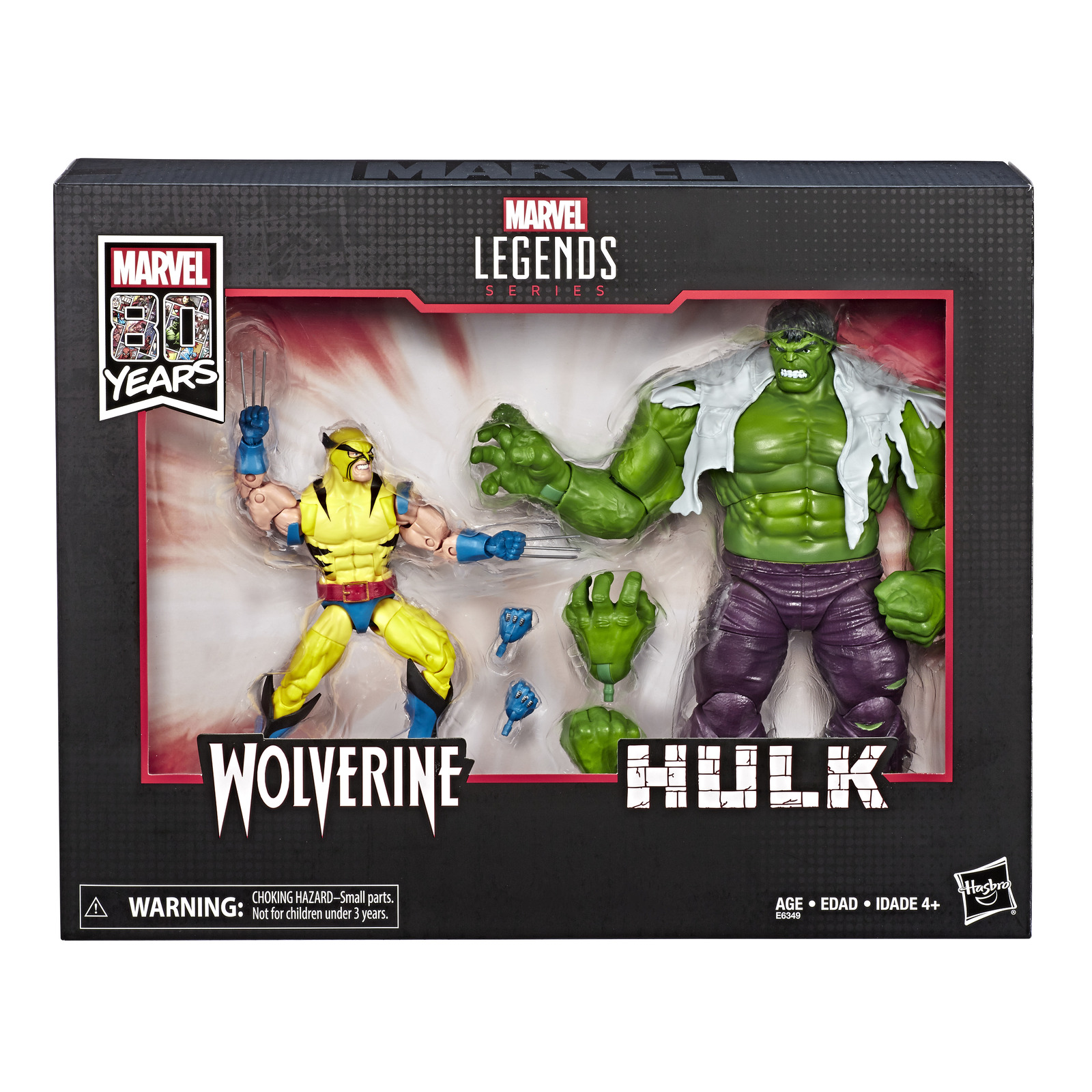 Marvel Legends: Hulk vs Wolverine - 80th Anniversary 2 Pack