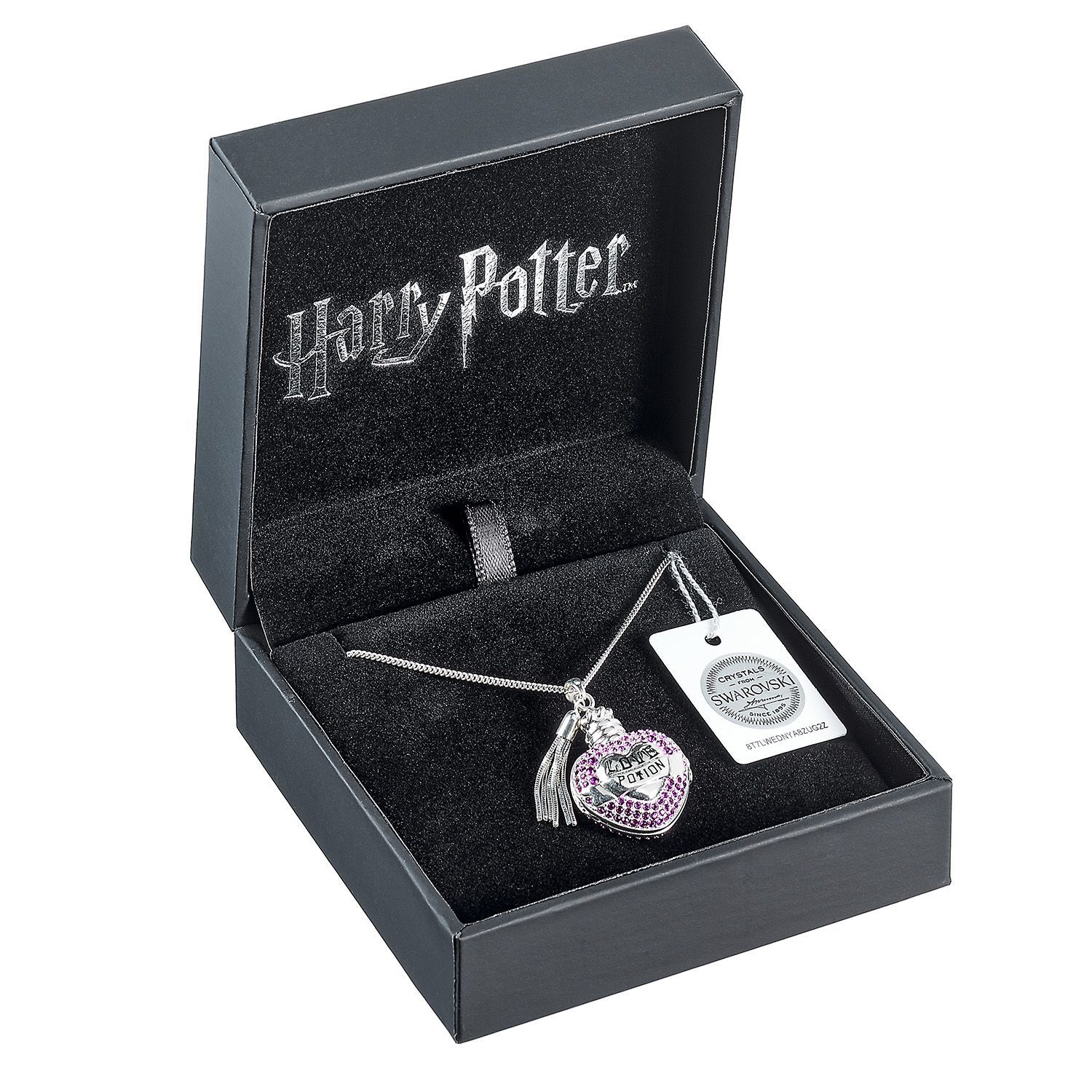 Harry Potter Sterling Silver Love Potion Necklace Embellished with Swarovski® Crystals image